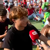 <![CDATA[ "Dois golos do Ronaldo": adeptos fazem previsões enquanto aguardam a disputa entre Portugal e Espanha ]]>