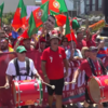 <![CDATA[ Milhares de adeptos de Portugal e Espanha enchem as ruas do Texas antes de duelo das seleções no Mundial ]]>