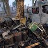 <![CDATA[ Incêndio destrói barraquinha de clube nas festas de Rio Tinto ]]>