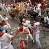 <![CDATA[ Nove feridos na quarta corrida de touros de San Fermín ]]>