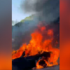 <![CDATA[ Carro em chamas condiciona trânsito na A5 no sentido Lisboa-Cascais ]]>