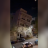 <![CDATA[ O momento em que edifício de três andares colapsa em Valência ]]>