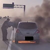 <![CDATA[ O momento em que polícia salva condutor de carro em chamas no Texas ]]>
