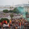 <![CDATA[ Oito feridos em intervenção policial após manifestação em Maiorca contra sobrelotação turística ]]>