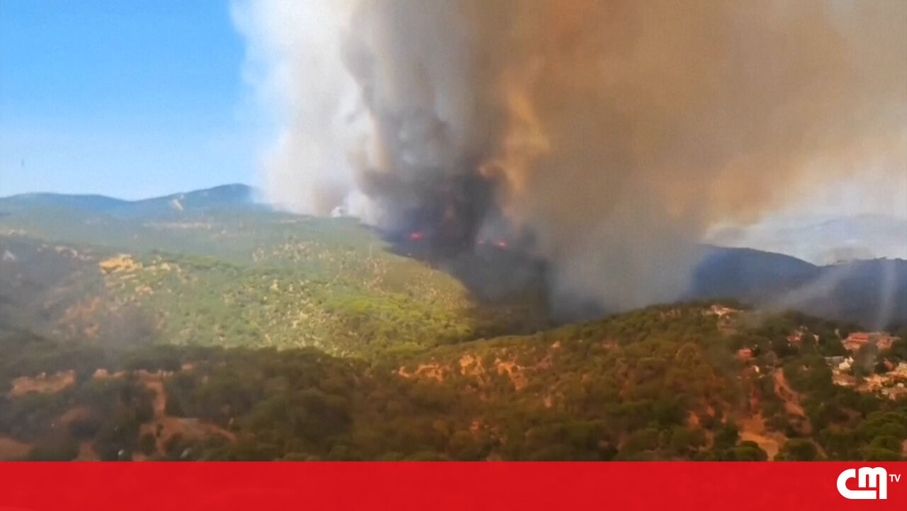 Imágenes aéreas muestran dimensión de los incendios en Ávila