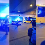 Imagens mostram autocarro momentos após colidir com pilar em túnel em Agualva-Cacém