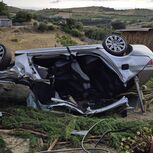 Carro de Manú ficou destruído