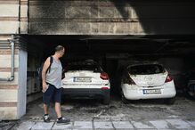Ataques com bombas incendiárias na Grécia