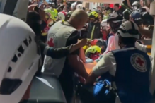 Gritos e palmas: O momento em que Hernán é resgatado dos escombros dos sismos na Venezuela