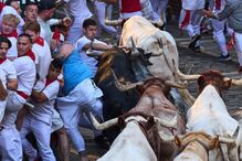 Corrida de touros das fetas de San Fermín, Espanha