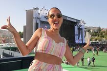 Carolina Deslandes no festival NOS Alive em Lisboa