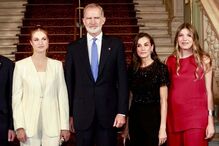 Felipe VI, Letizia, Leonor e Sofia