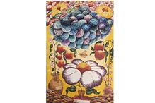 Pedro Lima de Carvalho celebra a pintura Naïf com cenas florais e um beija-flor