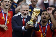 Rei Felipe VI após conquista do Mundial
