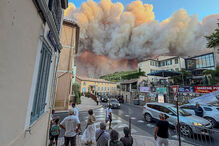 Incêndio no sul de França