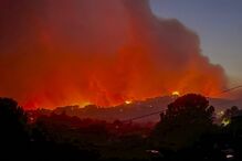 Incêndio no sul de França