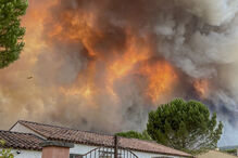 Incêndio no sul de França