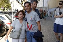 Velório de Luís Represas na Basílica da Estrela com familiares e amigos