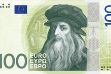 A nova nota de 100 euros homenageia Leonardo da Vinci e a sua arte