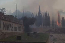Incêndio em Madrid ameaça complexo de antenas da NASA e município de El Escorial