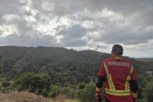 Perto de uma centena de operacionais combatem fogo em Monchique