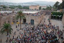 Oito feridos em intervenção policial após manifestação em Maiorca contra sobrelotação turística