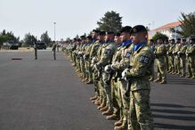 Soldados do Exército português em formação