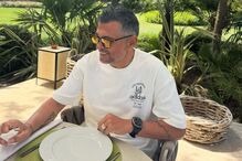 Sérgio Conceição de férias no Algarve