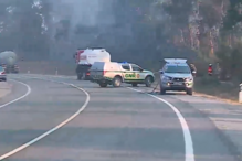 Incêndio em Aveiro corta Linha do Norte e A1
