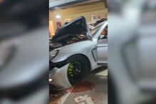 Porsche despista-se e destrói três carros em parque de estacionamento de hotel em Cascais. Duas pessoas ficaram feridas