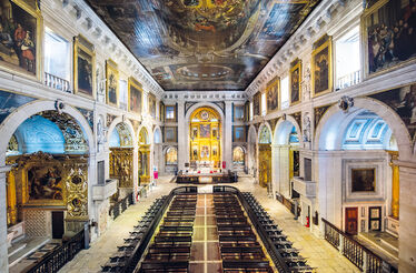 A Igreja de São Roque foi construída na segunda metade do século XVI pela Companhia de Jesus