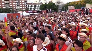 Madrid em festa com vitória da Espanha sobre a Áustria no Mundial