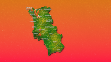 Este é o ponto de situação dos incêndios em Portugal. Veja o mapa