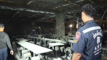Imagens mostram cenário de destruição em bar na Tailândia após incêndio que matou pelo menos 27 pessoas
