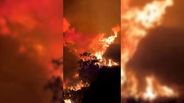 Incêndios obrigam à retirada de moradores na Sicília, em Itália 