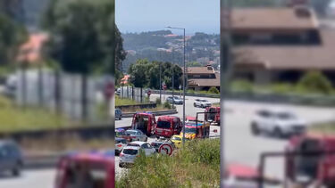 Três feridos graves em colisão em Santa Maria da Feira