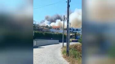 Incêndio florestal deflagra em Duas Igrejas em Penafiel