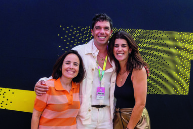 Joana Marques com Inês Lopes Gonçalves 