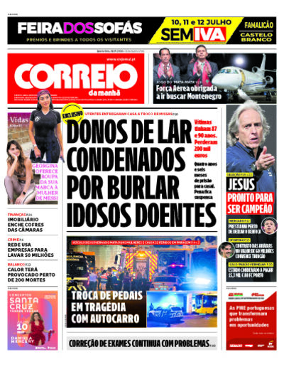 Capa do jornal