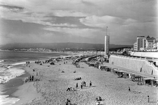 O extenso areal foi um dos trunfos que fizeram da Figueira da Foz a "Rainha das Praias de Portugal"
