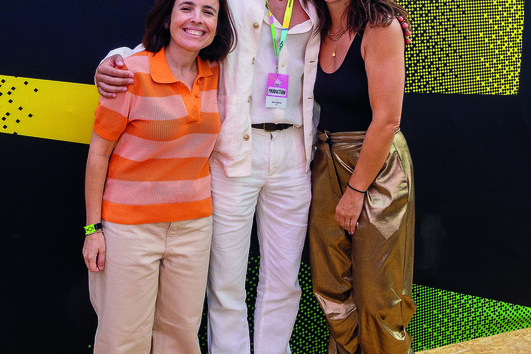 Joana Marques com Inês Lopes Gonçalves 
