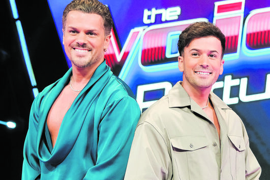 Mickael e David Carreira revelam felicidade por poderem trabalhar juntos na televisão 