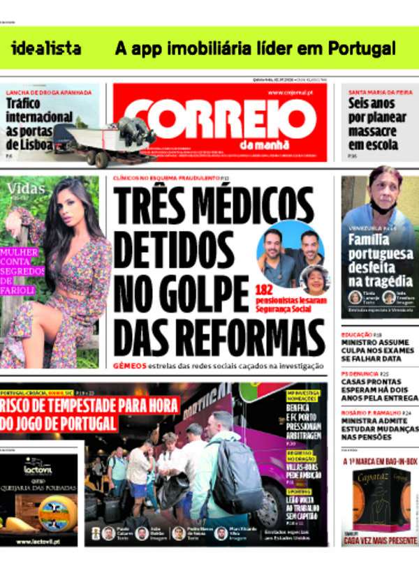Capa do jornal