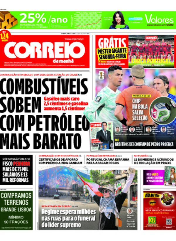 Capa do jornal