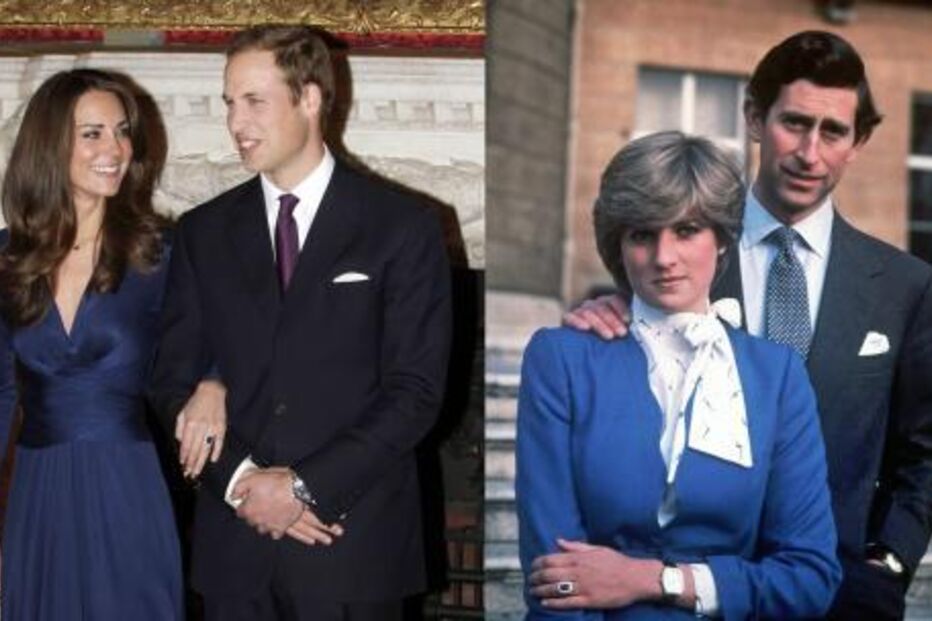 Anel de Kate Middleton e da princesa Diana