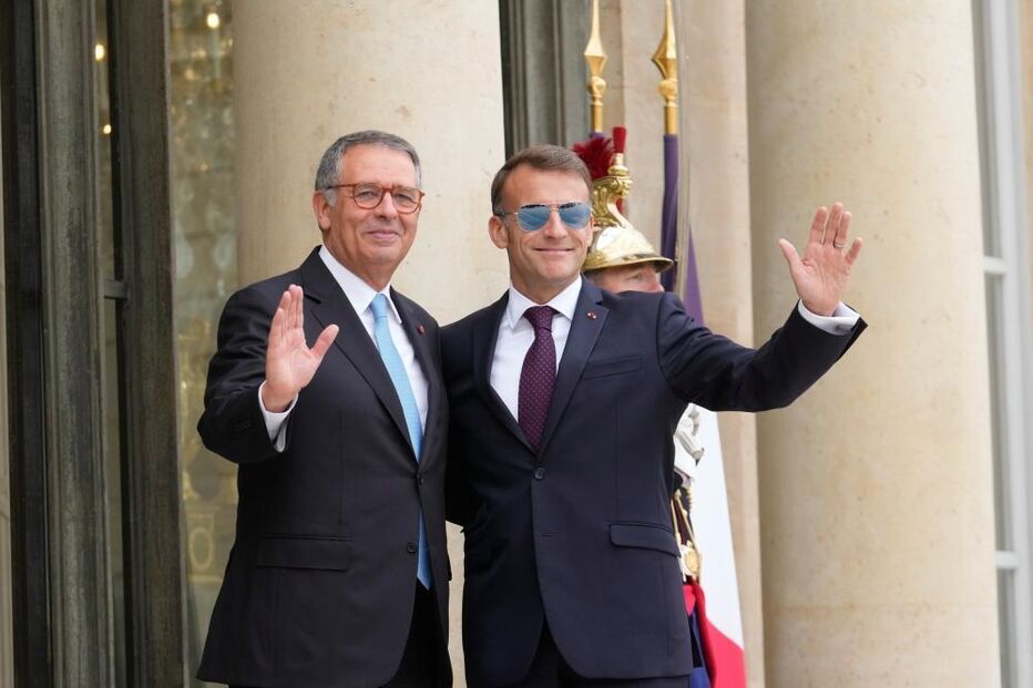 Macron recebeu Seguro em Paris para almoço focado nas relações bilaterais e crises internacionais
