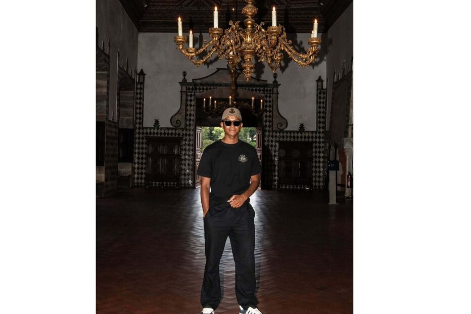 Jaafar Jackson de férias em Lisboa