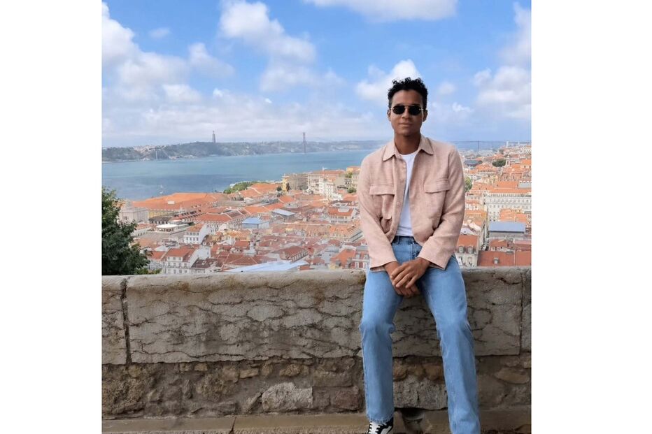 Jaafar Jackson de férias em Lisboa