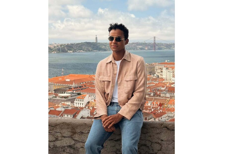Jaafar Jackson de férias em Lisboa