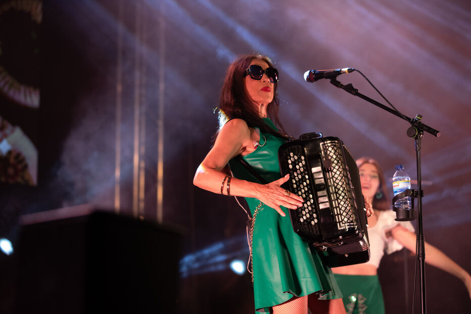 A cantora Rosinha fez parte do cartaz do Arraial